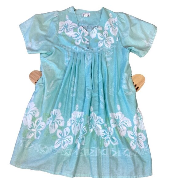 Anthony Richards Floral Muumuu Kaftan House/Patio Dress 4X Hawaiian 297C - Picture 1 of 7